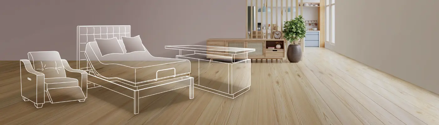 堤摩讯（TiMOTION）居家家具自动化的电动推杆技术