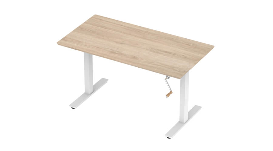 【TEK08系列】两节式手动曲柄升降桌框 - 堤摩讯