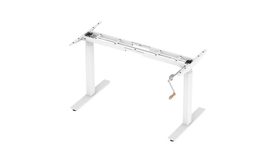 【TEK08系列】两节式手动曲柄升降桌框 - 堤摩讯