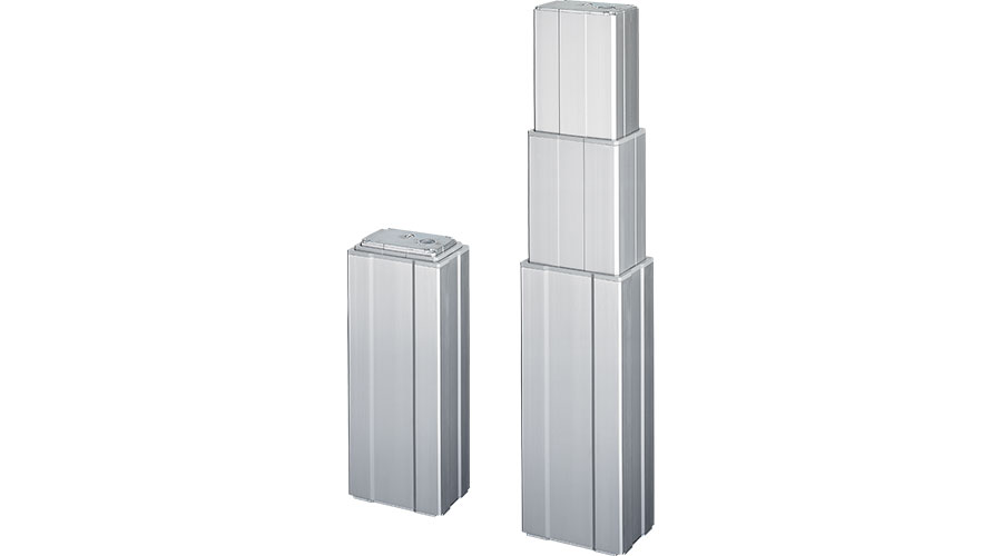 The TL17 has a reduced retracted height and an increased stroke length